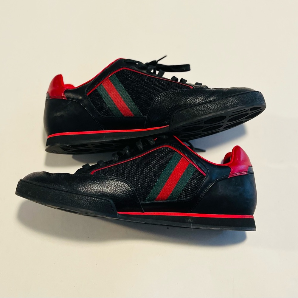 Gucci Vintage Tennis 83 Web Low Top Men’s Sneakers Size 7 - Picture 5 of 8